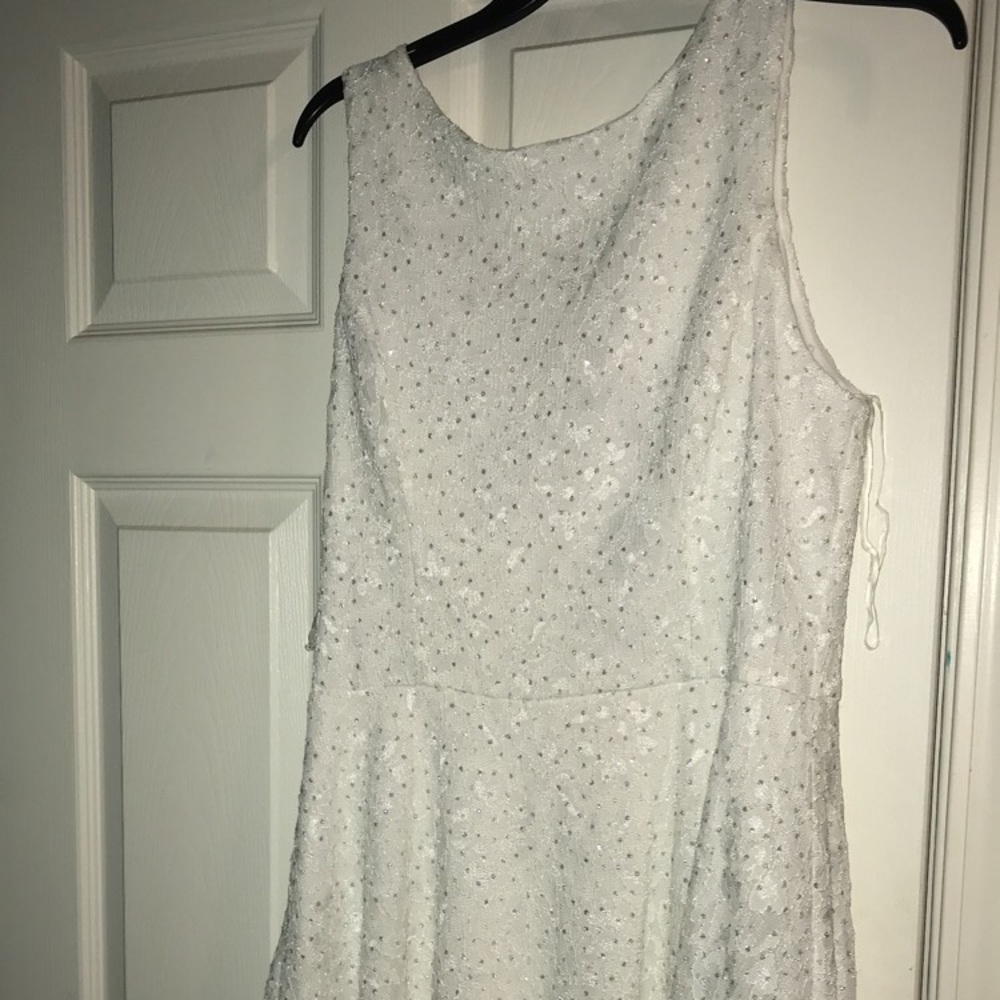 White dress never worn.